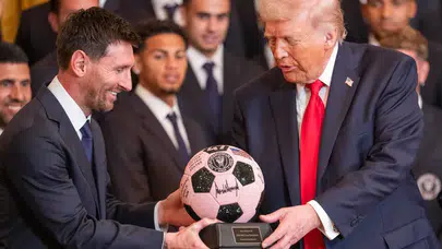 ABD BAŞKANI TRUMP SAVAŞ SIRASINDA MESSİ'Yİ NEDEN AĞIRLADI?