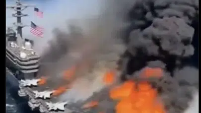 ABD DONANMASI’NA AİT GÜDÜMLÜ FÜZE DESTROYERİ VURULDU İDDİASI!