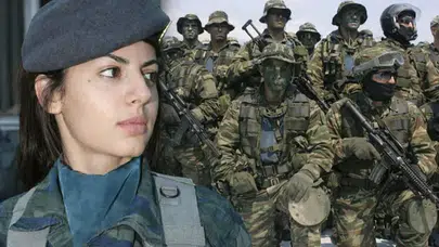 KOMŞU ÜLKE YUNANİSTAN KADINLARI NEDEN ASKERE ALIYOR?