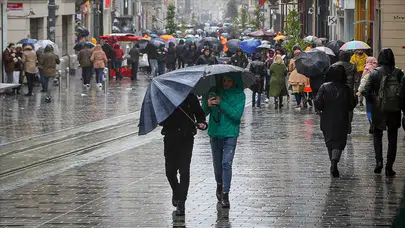 DİKKAT! İSTANBUL'A SAĞANAK YAĞMUR GELİYOR UYARISI!