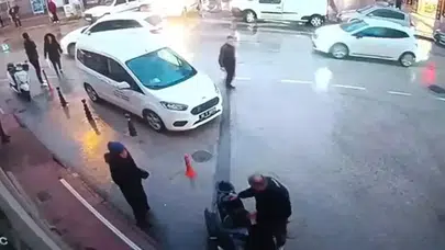 TRAFİKTE BIÇAK ÇEKEN MOTOSİKLET SÜRÜCÜ 180 BİN TL CEZA YEDİ!