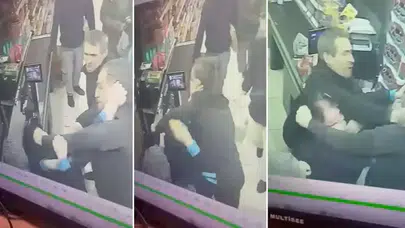 POŞETİNİ KONTROL ETMEK İSTEYEN KASİYERİ DARP ETTİ TUTUKLANDI!