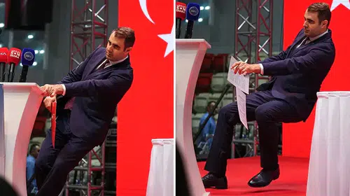 CHP İZMİR KONGRESİNDE BAŞKAN ADAYI ÇAĞATAY GÜÇ BÖYLE BAYGINLIK GEÇİRDİ!