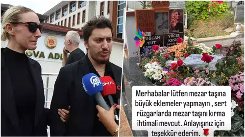 GÜLLÜ'NÜN OĞLU TUĞBERK ANNESİNİN MEZARINI PAYLAŞARAK UYARDI!