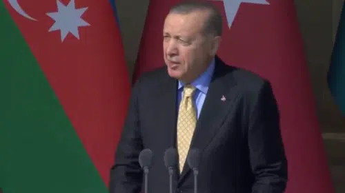 ERDOĞAN BAKÜ'DE: "KAFKASYA'DA KALICI BARIŞA ENGEL KALMADI!"