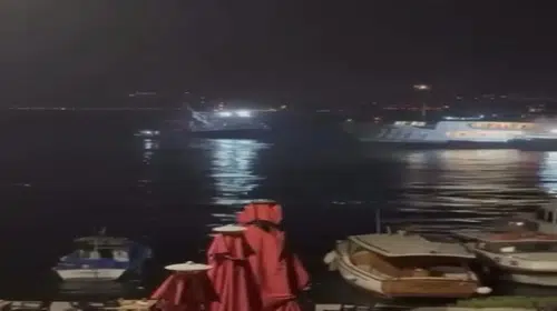 DÜNYADA BİR İLK! PAŞABAHÇE'DE BALIKÇILAR VAPUR YAKALADI!