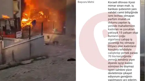 DİLOVASI'NDA 6 GENÇ KIZIN ÖLDÜĞÜ FABRİKA CİMER'E BİLDİRİLMİŞ!