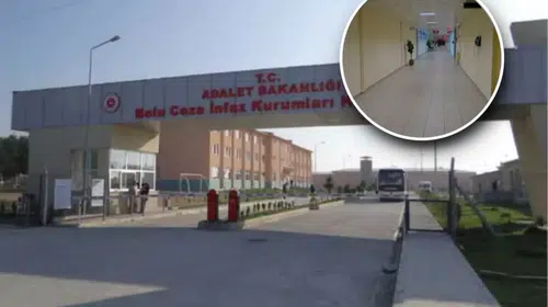 CİNAYET ZANLISI TUTUKLU  CANİ BABA AÇIK GÖRÜŞTE KIZINI DUVARA ÇARPTI!