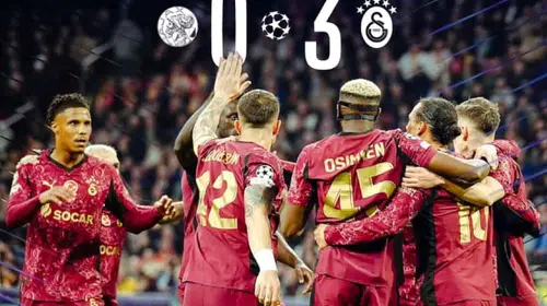 GALATASARAY AJAX’I AMSTERDAM’DA SAHADAN SİLDİ SÜPÜRDÜ DAĞITTI!