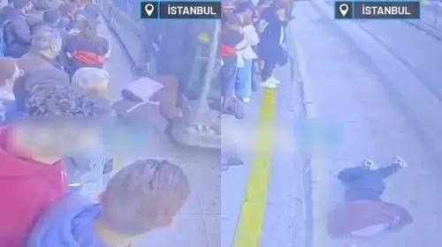 CEVİZLİBAĞ DURAĞI’NDA BAYILAN GENÇ KIZA METROBÜS ÇARPTI!