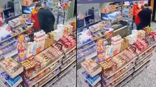 AKAR YAKIT İSTASYONUNDA ÇALIŞANA KAFA ATAN YAKALANDI!