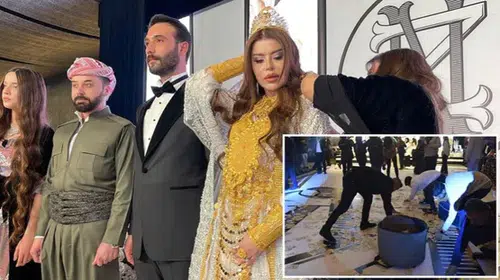 BÖYLE BİR DÜĞÜN GÖRÜLMEDİ! İZOL VE BARZANİ AİLESİ DÜNÜR OLDU!