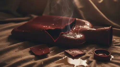 KARNINA AĞRI İÇİN SICAK SU TORBASI KOYAN KADIN YARALANDI!