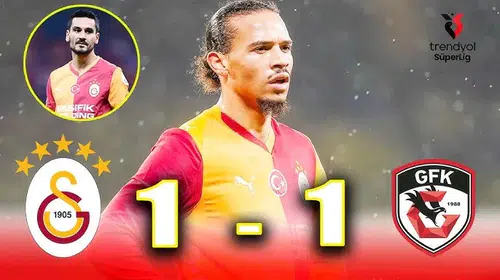 GALATASARAY EVİNDE 1 PUAN KAYBETTİ! ORTALIK KARIŞTI!