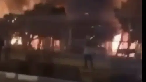 SON DAKİKA! İRAN DEVLET TELEVİZYONU BİNASI YANIYOR!