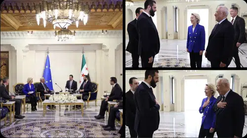 ŞARA ŞAM’DA AVRUPA KOMİSYONU BAŞKANINI KABUL ETTİ!