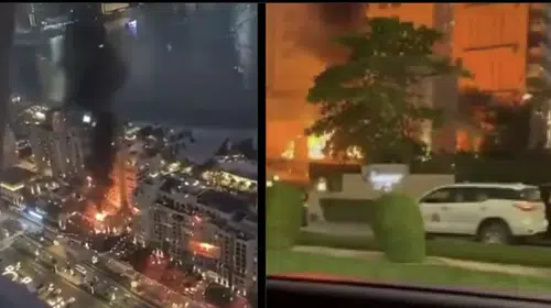 DÜNYANIN EN GÖZDE YERİ DUBAİ İRAN FÜZELERİ İLE ALEV ALEV YANIYOR!