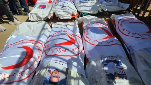 İSRAİL’İN FİLİSTİNLİ 15 YARDIM GÖREVLİSİNİ SEBEBSİZ ÖLDÜRDÜĞÜ BELİRLENDİ!