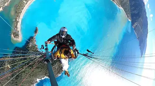 SAĞANAK YAĞMUR ÖLÜ DENİZ'İN RENGİNİ TURKUVAZ YAPTI!