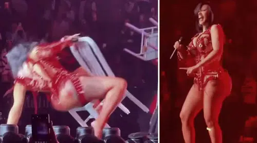 DÜNYACA ÜNLÜ RAPÇİ CARDİ B. DÜŞÜŞÜNÜ BAKIN NASIL YORUMLADI!