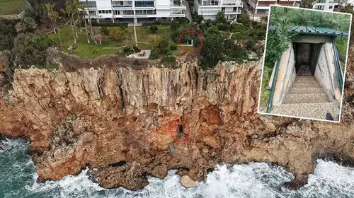 DÜNYADA EŞİ OLMAYAN FALEZLERE KAÇAK ASANSÖR YAPILDI!