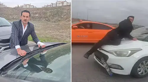 TRAFİK TARTIŞMASINDA KAPUTTA 20 KM GİDEN SÜRÜCÜ ANLATTI!