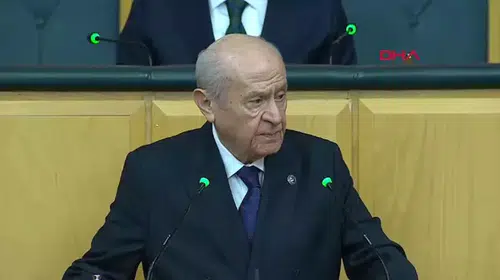 MHP LİDERİ BAHÇELİ YİNE SIRA DIŞI BİR KONUŞMA YAPTI!