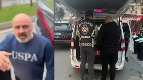 TRAFİKTE KAYNAK VE YOL VERME TARTIŞMASINA CEZA KESİLDİ!