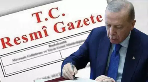 ERDOĞAN'IN İMZALADIĞI KARARLAR RESMİ GAZEDE YAYIMLANDI!