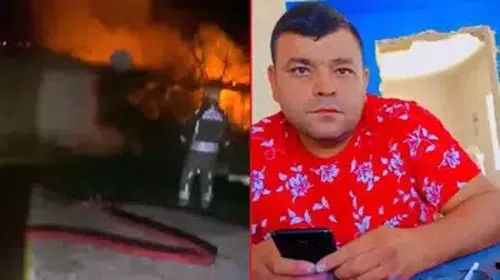 YANGINDA EŞİ VE İKİ ÇOCUĞUNU KURTARMAYA ÇALIŞIRKEN CAN VERDİ!