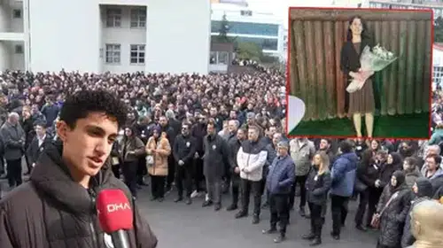 LİSE ÖĞRENCİSİNİN ÖLDÜRDÜĞÜ ÖĞRETMEN GÖZYAŞLARI VE DUALARLA TOPRAĞA VERİLDİ!