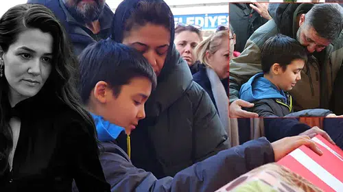 TALİHSİZ ÖĞRETMEN FATMA NUR ÇELİK’İN OĞLUNDAN SON VEDA!