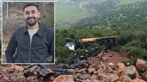 İSLAHİYE'DE UÇURUMA YUVALANAN TIR'IN ŞOFÖRÜ ÖLDÜ!