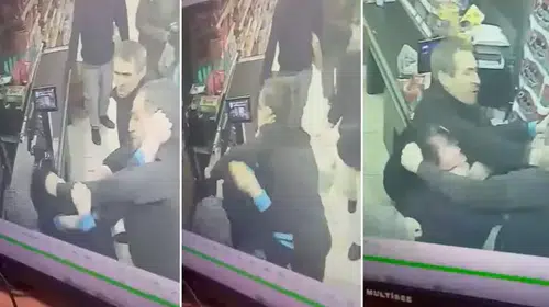 POŞETİNİ KONTROL ETMEK İSTEYEN KASİYERİ DARP ETTİ TUTUKLANDI!