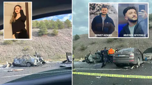 ANKARA'DA KOKUNÇ KAZA! TERS YOLDA HIZLA GİDEN ARAÇ FACİASI!