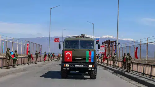 NAHÇIVAN ORDU BİRLİKLERİ ORTAK TATBİKAT İÇİN TÜRKİYE'DE!