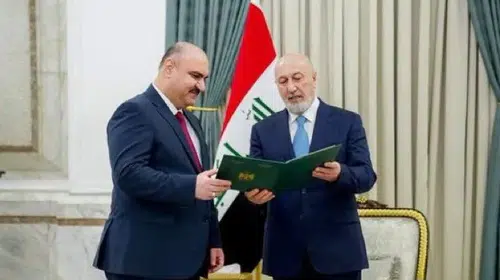 KERKÜK VALİSİ SEMAN AĞA MAZBATASINI ALARAK GÖREV BAŞLADI!