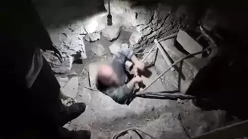 AHŞAP EVİN İÇİNDE HAZİNE ARAYAN 3 KİŞİ  SUÇ ÜSTÜ YAKALANDI!