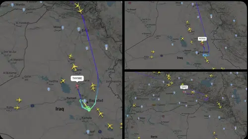 FLAŞ HABER!  BAĞDAT’A  GİDEN AJET VE THY’YE AİT İKİ UÇAK GERİ DÖNDÜ!