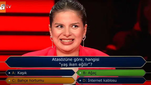 KİM MİLYONER OLMAK İSTER'DE YARIŞMACIDAN İNANILMAZ CEVAP!