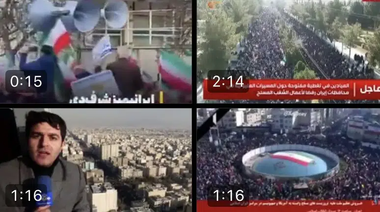 İRAN’DA YÜZBİNLER MEYDANA İNDİ! TRUMP VE NETANYAHU’YA TEPKİ GÖSTERDİ!