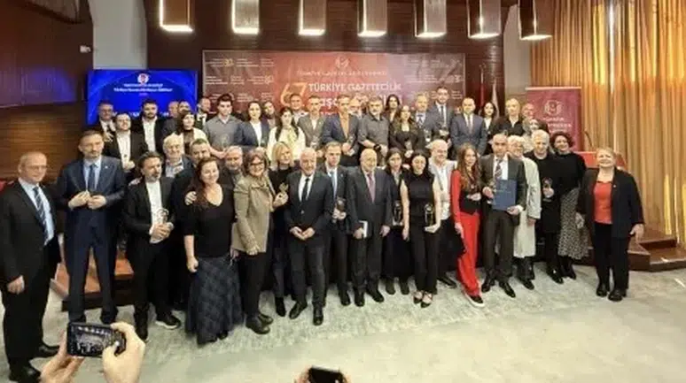 TÜRKİYE GAZETECİLER DERNEĞİ’NİN BAŞARI ÖDÜL TÖRENİ YAPILDI!