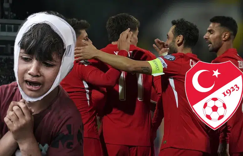 TÜRKİYE GÜRCİSTAN MAÇININ GELİRİ GAZZE'YE BAĞIŞLANACAK!