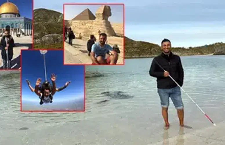 GÖRME ENGELLİ ÖĞRETİM ÜYESİ 5 KITADA 60 ÜLKE GEZDİ!