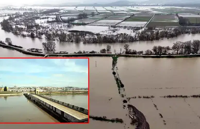 BULGARİSTAN BARAJ KAPAKLARINI AÇTI! EDİRNE'Yİ SEL BASTI!