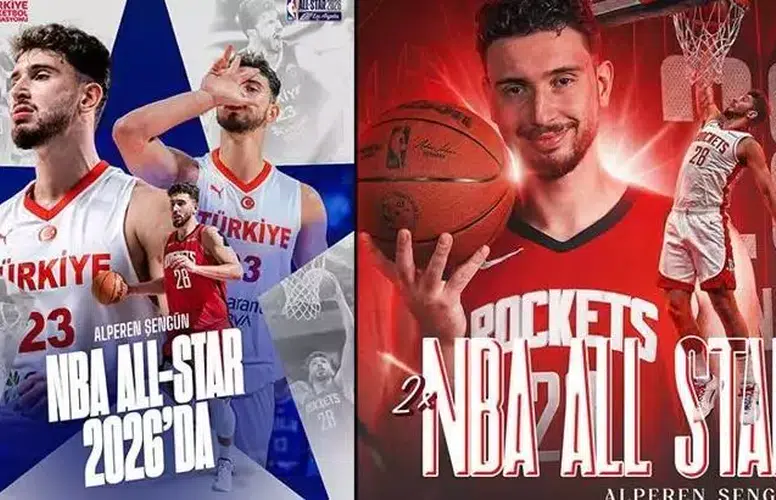 ALPEREN ŞENGÜN ABD'DE İKİNCİ KEZ NBA ALL STAR'A SEÇİLDİ!