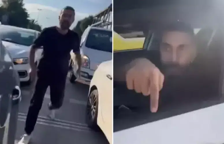 TRAFİKTE ÇOCUKLARININ YANINDA KADINA SALDIRANA CEZA!