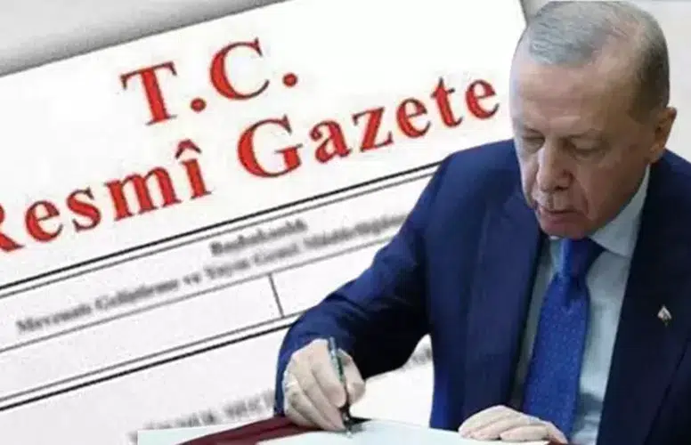 ERDOĞAN'IN İMZALADIĞI KARARLAR RESMİ GAZEDE YAYIMLANDI!