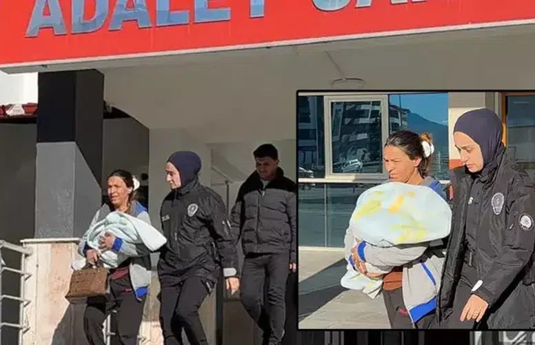 BEBEĞİNİN BEZİNE UYUŞTURUCU SAKLAYAN ANNE TUTUKLANDI!