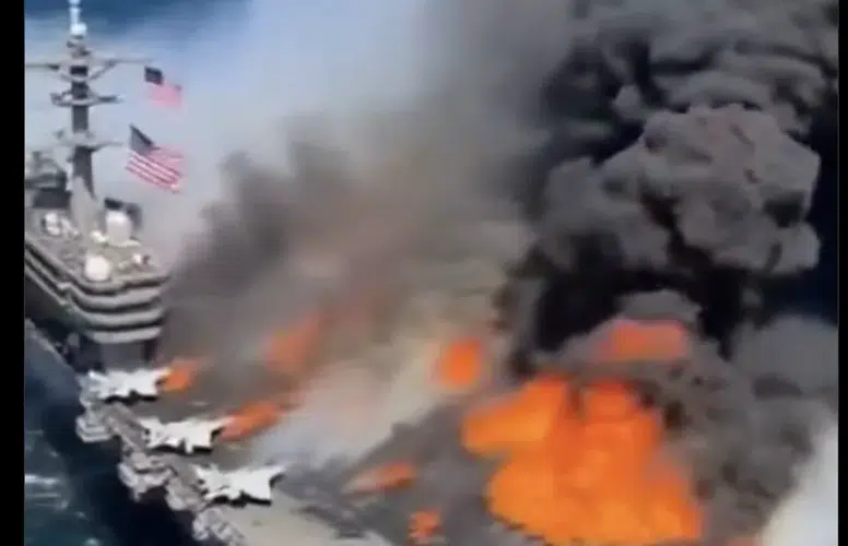 ABD DONANMASI’NA AİT GÜDÜMLÜ FÜZE DESTROYERİ VURULDU İDDİASI!